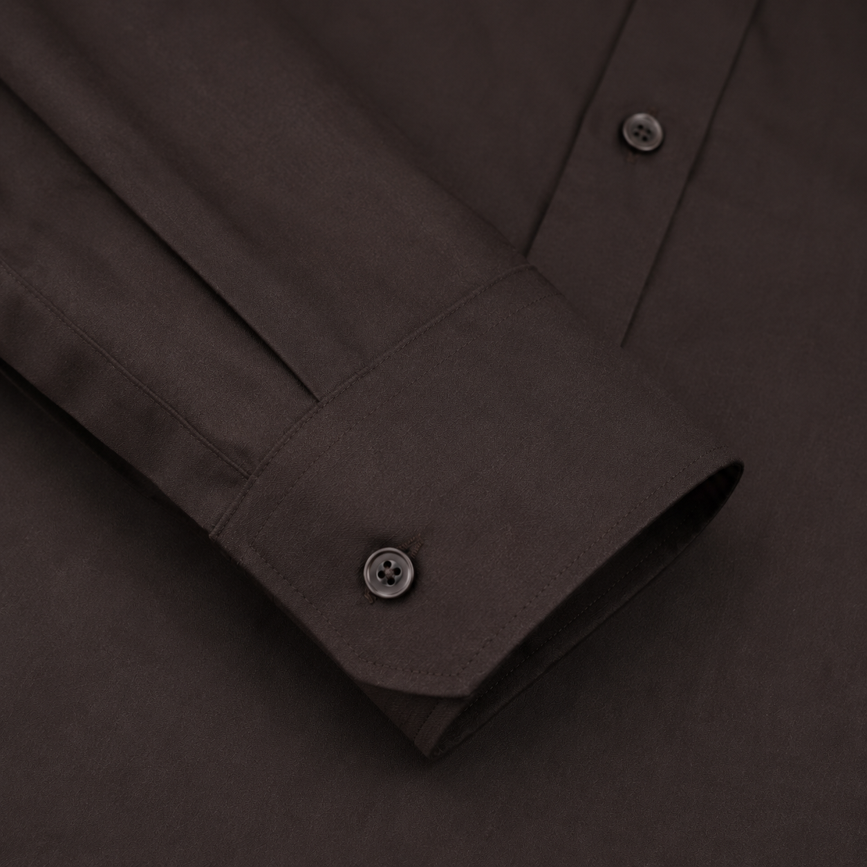Premium Regular Fit Shirt in Espresso Brown