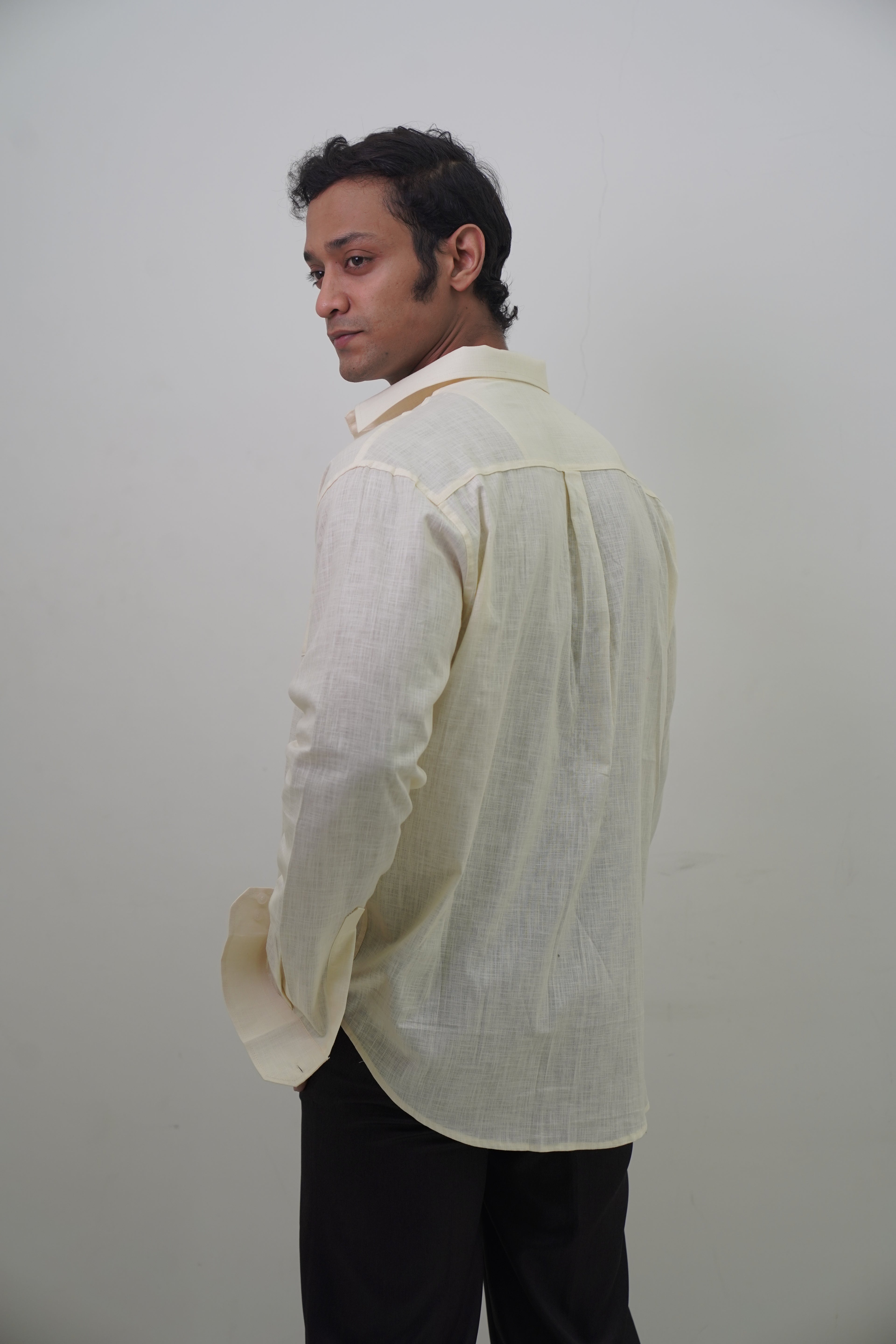 Yellow Lime Regular Fit Casual Shirt