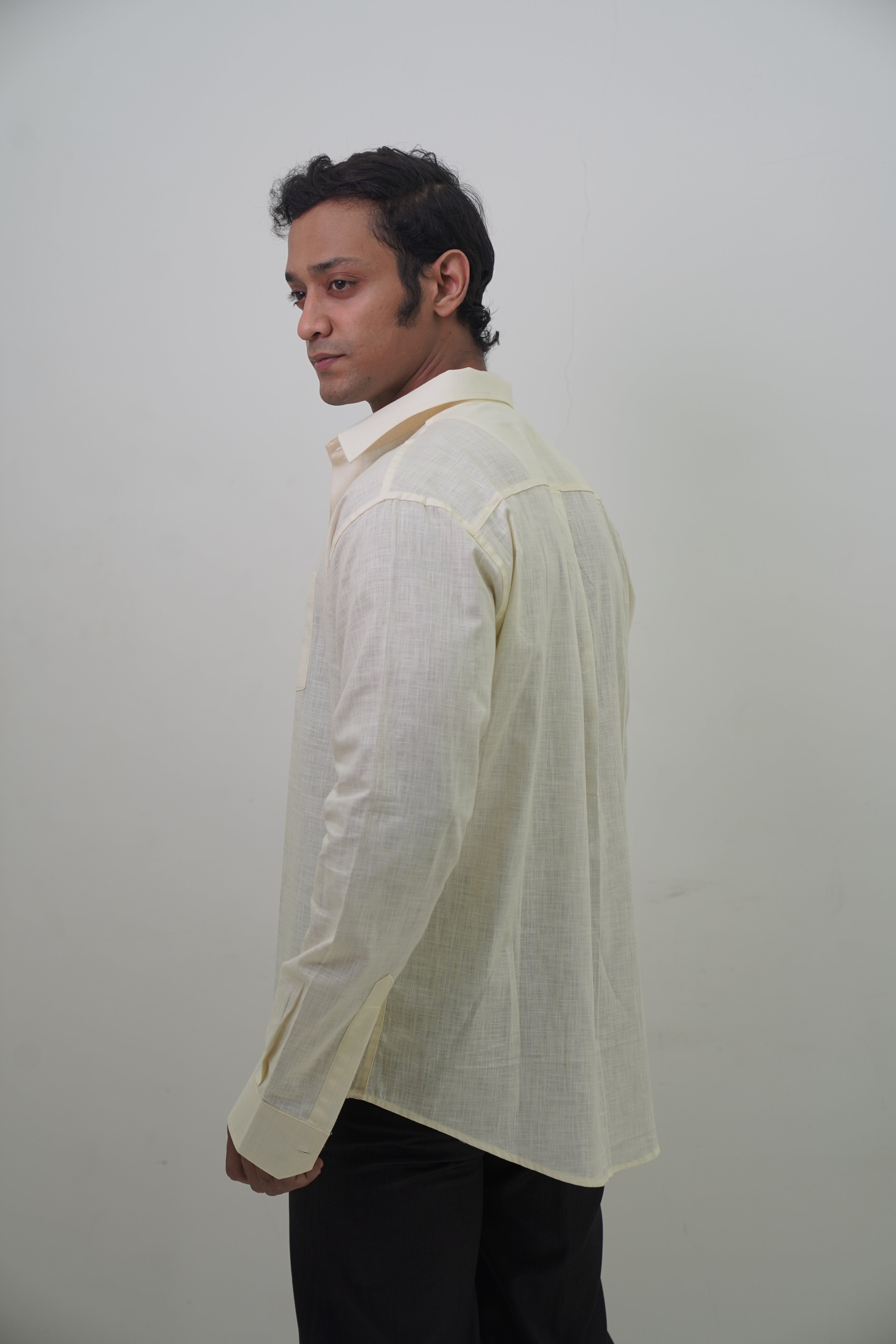 Yellow Lime Regular Fit Casual Shirt