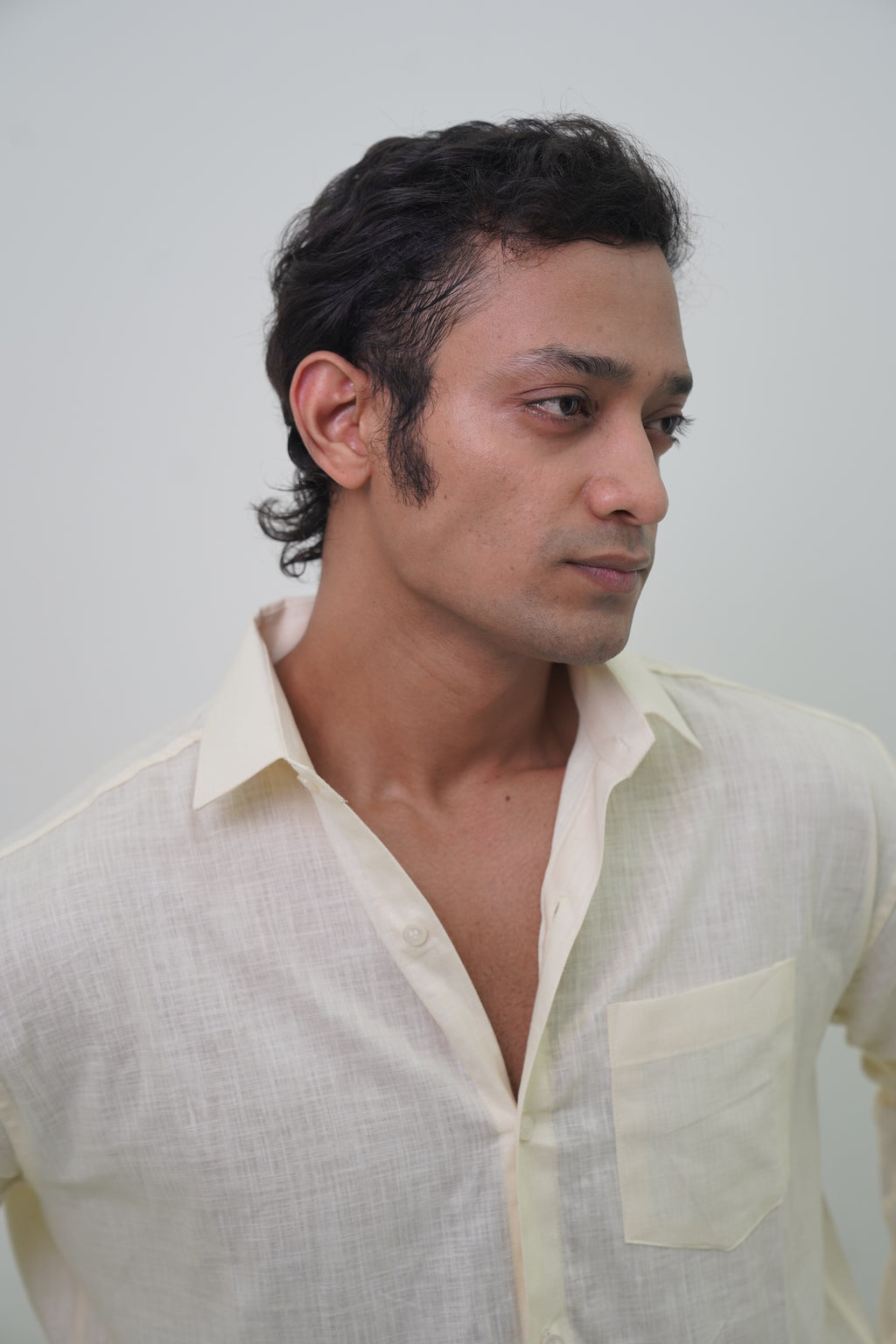 Yellow Lime Regular Fit Casual Shirt
